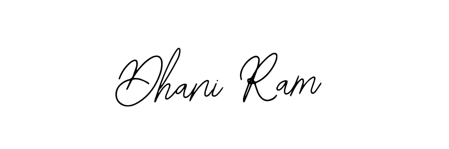 if you are searching for the best signature style for your name Dhani Ram. so please give up your signature search. here we have designed multiple signature styles  using Bearetta-2O07w. Dhani Ram signature style 12 images and pictures png