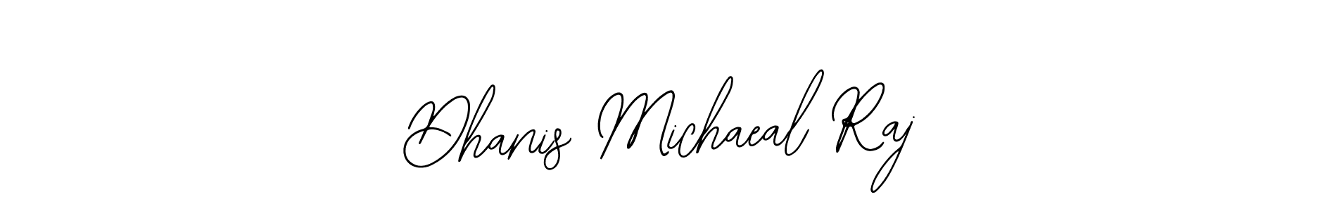 Also You can easily find your signature by using the search form. We will create Dhanis Michaeal Raj name handwritten signature images for you free of cost using Bearetta-2O07w sign style. Dhanis Michaeal Raj signature style 12 images and pictures png