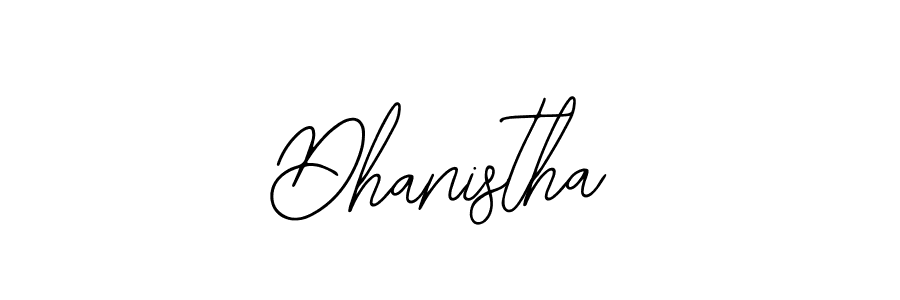 You should practise on your own different ways (Bearetta-2O07w) to write your name (Dhanistha) in signature. don't let someone else do it for you. Dhanistha signature style 12 images and pictures png