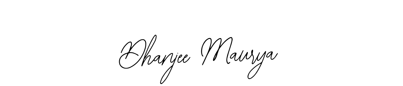 How to make Dhanjee Maurya signature? Bearetta-2O07w is a professional autograph style. Create handwritten signature for Dhanjee Maurya name. Dhanjee Maurya signature style 12 images and pictures png