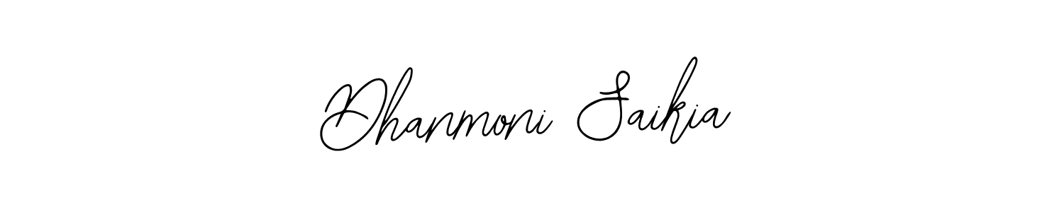 The best way (Bearetta-2O07w) to make a short signature is to pick only two or three words in your name. The name Dhanmoni Saikia include a total of six letters. For converting this name. Dhanmoni Saikia signature style 12 images and pictures png