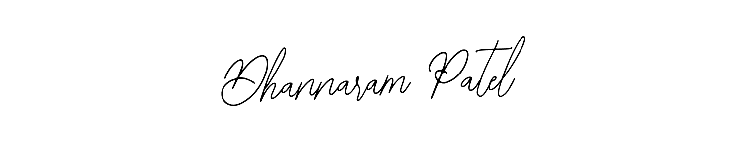 Also You can easily find your signature by using the search form. We will create Dhannaram Patel name handwritten signature images for you free of cost using Bearetta-2O07w sign style. Dhannaram Patel signature style 12 images and pictures png