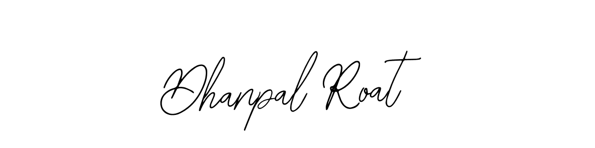 Make a beautiful signature design for name Dhanpal Roat. Use this online signature maker to create a handwritten signature for free. Dhanpal Roat signature style 12 images and pictures png