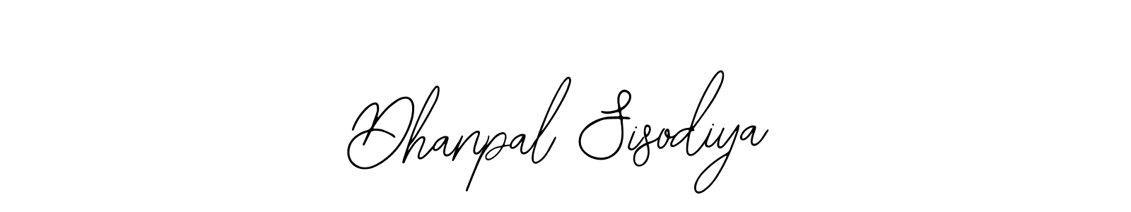 Also You can easily find your signature by using the search form. We will create Dhanpal Sisodiya name handwritten signature images for you free of cost using Bearetta-2O07w sign style. Dhanpal Sisodiya signature style 12 images and pictures png