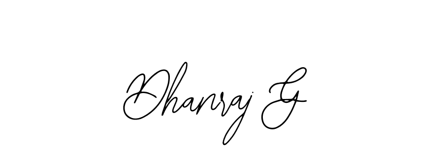 It looks lik you need a new signature style for name Dhanraj G. Design unique handwritten (Bearetta-2O07w) signature with our free signature maker in just a few clicks. Dhanraj G signature style 12 images and pictures png