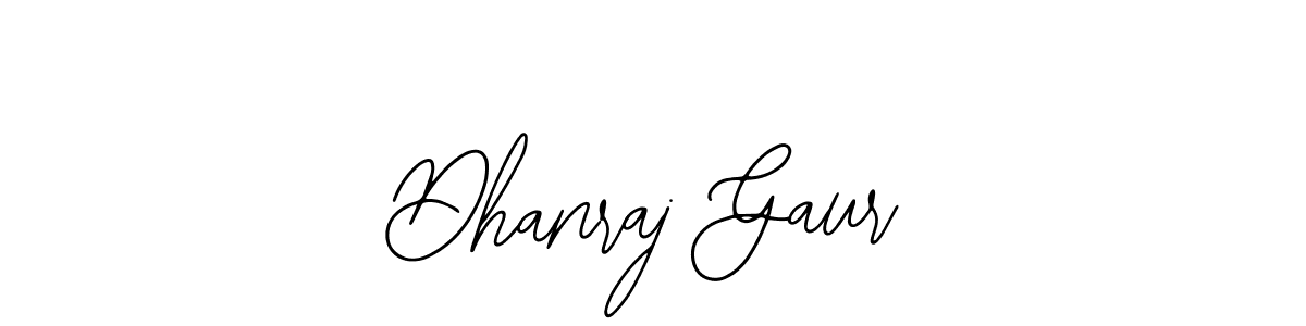 You should practise on your own different ways (Bearetta-2O07w) to write your name (Dhanraj Gaur) in signature. don't let someone else do it for you. Dhanraj Gaur signature style 12 images and pictures png
