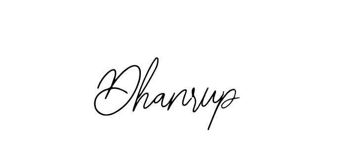 Use a signature maker to create a handwritten signature online. With this signature software, you can design (Bearetta-2O07w) your own signature for name Dhanrup. Dhanrup signature style 12 images and pictures png