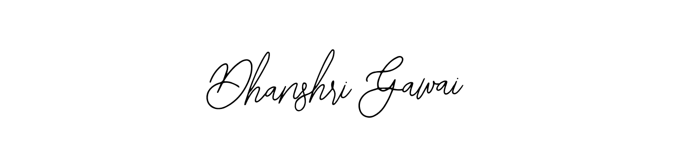 How to Draw Dhanshri Gawai signature style? Bearetta-2O07w is a latest design signature styles for name Dhanshri Gawai. Dhanshri Gawai signature style 12 images and pictures png