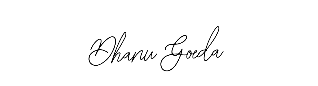 The best way (Bearetta-2O07w) to make a short signature is to pick only two or three words in your name. The name Dhanu Goeda include a total of six letters. For converting this name. Dhanu Goeda signature style 12 images and pictures png