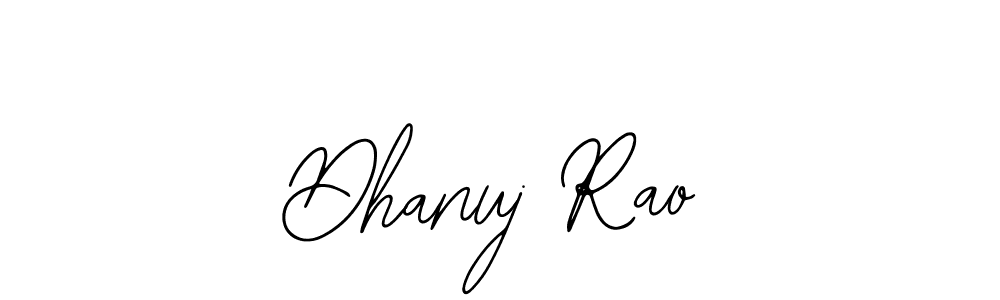 Make a beautiful signature design for name Dhanuj Rao. With this signature (Bearetta-2O07w) style, you can create a handwritten signature for free. Dhanuj Rao signature style 12 images and pictures png