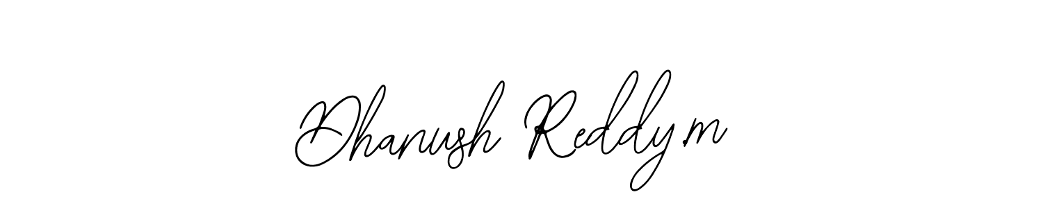 Make a beautiful signature design for name Dhanush Reddy.m. Use this online signature maker to create a handwritten signature for free. Dhanush Reddy.m signature style 12 images and pictures png