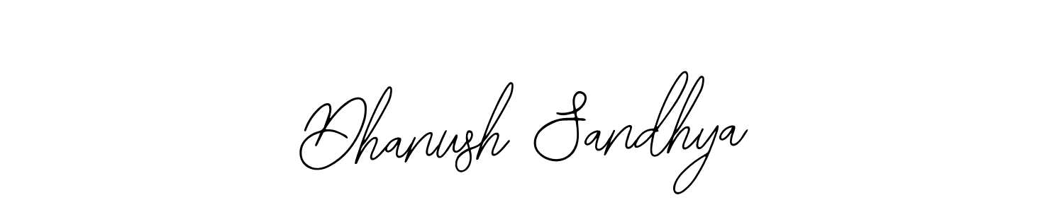 Make a short Dhanush Sandhya signature style. Manage your documents anywhere anytime using Bearetta-2O07w. Create and add eSignatures, submit forms, share and send files easily. Dhanush Sandhya signature style 12 images and pictures png