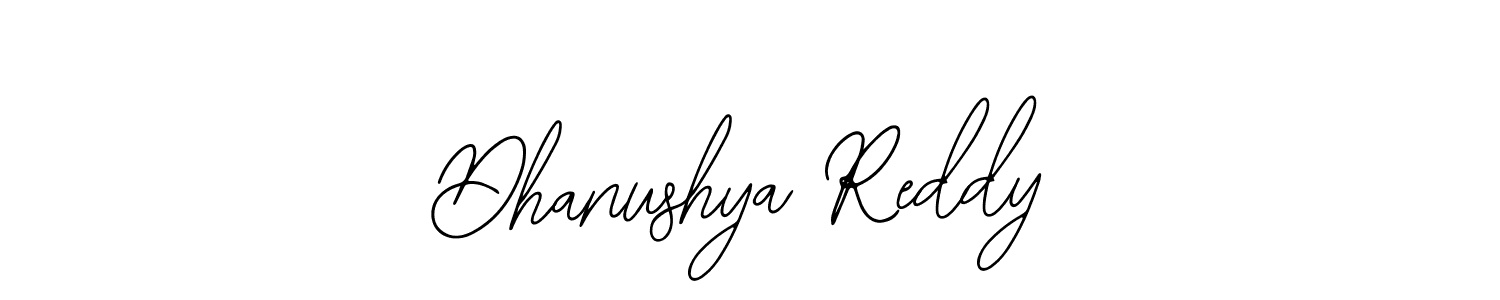 Create a beautiful signature design for name Dhanushya Reddy. With this signature (Bearetta-2O07w) fonts, you can make a handwritten signature for free. Dhanushya Reddy signature style 12 images and pictures png