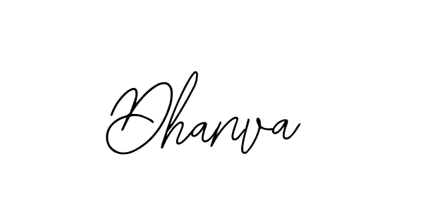 Make a beautiful signature design for name Dhanva. With this signature (Bearetta-2O07w) style, you can create a handwritten signature for free. Dhanva signature style 12 images and pictures png