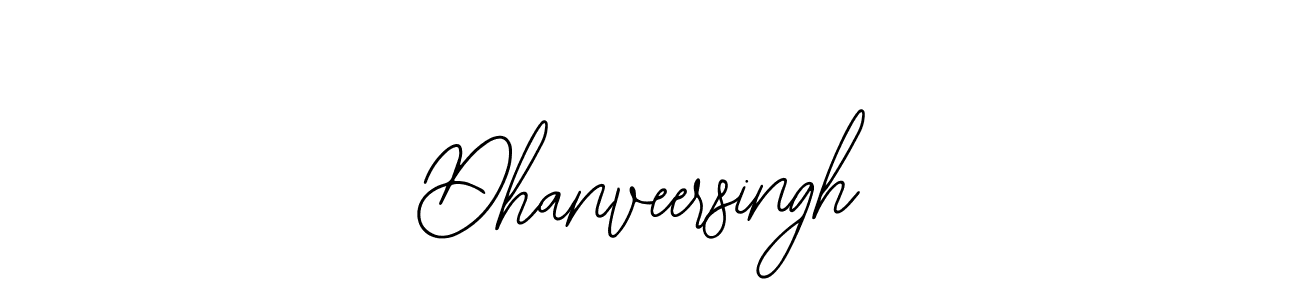 You should practise on your own different ways (Bearetta-2O07w) to write your name (Dhanveersingh) in signature. don't let someone else do it for you. Dhanveersingh signature style 12 images and pictures png