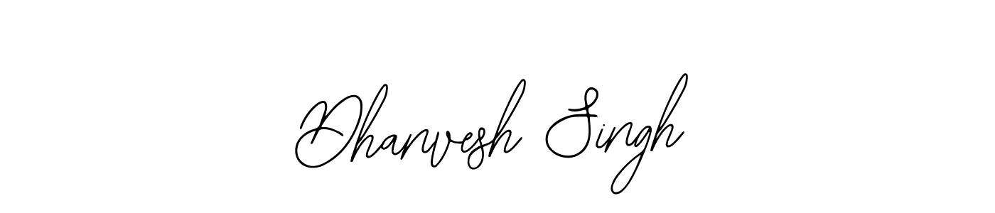 Similarly Bearetta-2O07w is the best handwritten signature design. Signature creator online .You can use it as an online autograph creator for name Dhanvesh Singh. Dhanvesh Singh signature style 12 images and pictures png