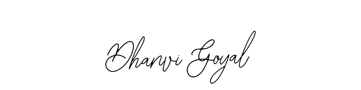 Create a beautiful signature design for name Dhanvi Goyal. With this signature (Bearetta-2O07w) fonts, you can make a handwritten signature for free. Dhanvi Goyal signature style 12 images and pictures png