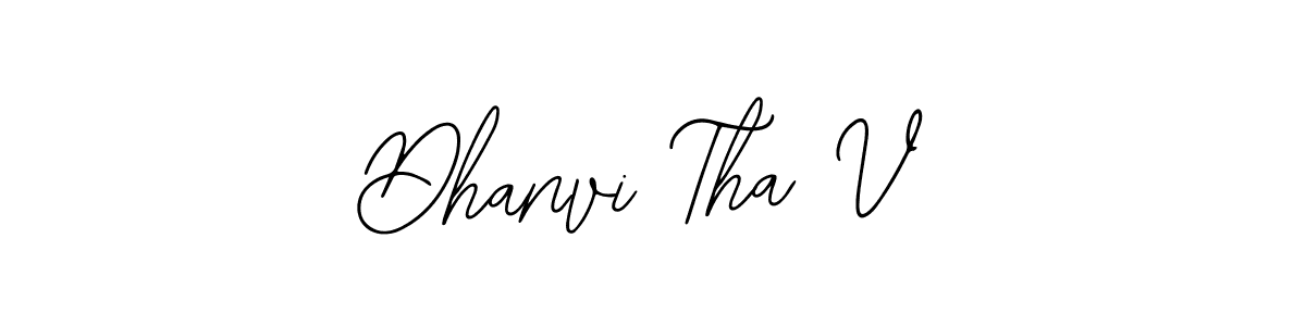 Design your own signature with our free online signature maker. With this signature software, you can create a handwritten (Bearetta-2O07w) signature for name Dhanvi Tha V. Dhanvi Tha V signature style 12 images and pictures png