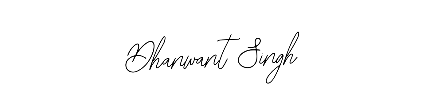 Use a signature maker to create a handwritten signature online. With this signature software, you can design (Bearetta-2O07w) your own signature for name Dhanwant Singh. Dhanwant Singh signature style 12 images and pictures png