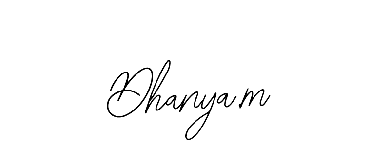 The best way (Bearetta-2O07w) to make a short signature is to pick only two or three words in your name. The name Dhanya.m include a total of six letters. For converting this name. Dhanya.m signature style 12 images and pictures png