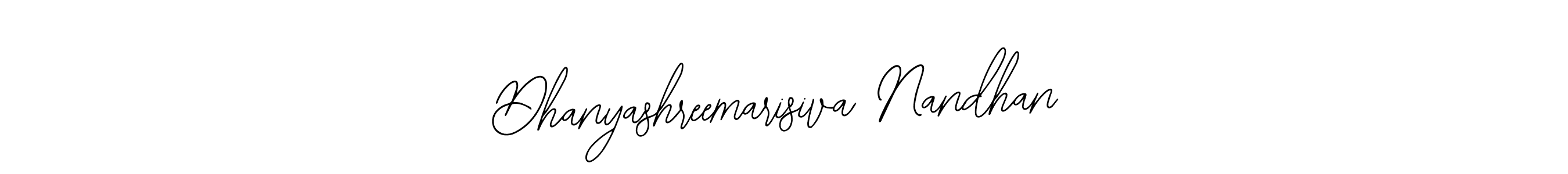 Design your own signature with our free online signature maker. With this signature software, you can create a handwritten (Bearetta-2O07w) signature for name Dhanyashreemarisiva Nandhan. Dhanyashreemarisiva Nandhan signature style 12 images and pictures png