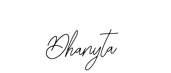 Create a beautiful signature design for name Dhanyta. With this signature (Bearetta-2O07w) fonts, you can make a handwritten signature for free. Dhanyta signature style 12 images and pictures png