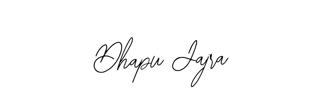 Use a signature maker to create a handwritten signature online. With this signature software, you can design (Bearetta-2O07w) your own signature for name Dhapu Jajra. Dhapu Jajra signature style 12 images and pictures png