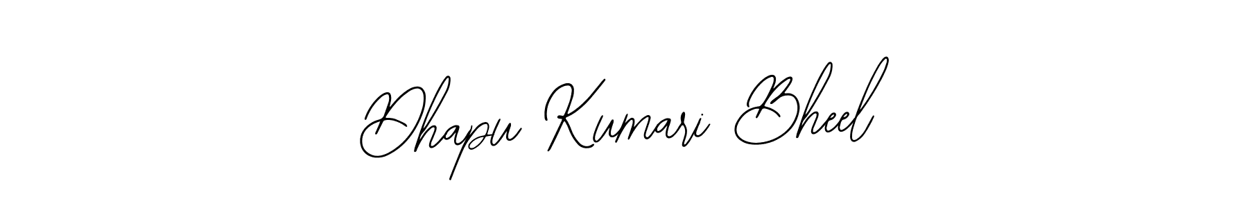 Design your own signature with our free online signature maker. With this signature software, you can create a handwritten (Bearetta-2O07w) signature for name Dhapu Kumari Bheel. Dhapu Kumari Bheel signature style 12 images and pictures png
