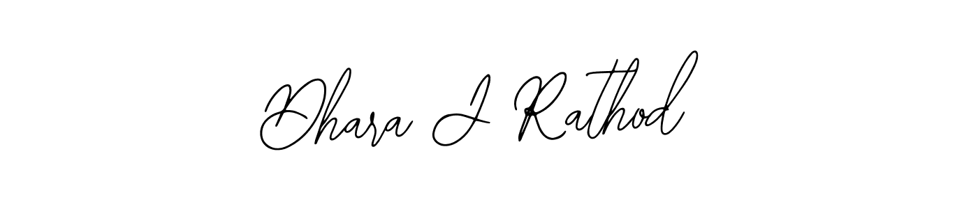 Use a signature maker to create a handwritten signature online. With this signature software, you can design (Bearetta-2O07w) your own signature for name Dhara J Rathod. Dhara J Rathod signature style 12 images and pictures png