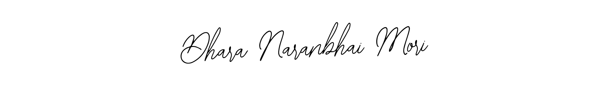 Use a signature maker to create a handwritten signature online. With this signature software, you can design (Bearetta-2O07w) your own signature for name Dhara Naranbhai Mori. Dhara Naranbhai Mori signature style 12 images and pictures png