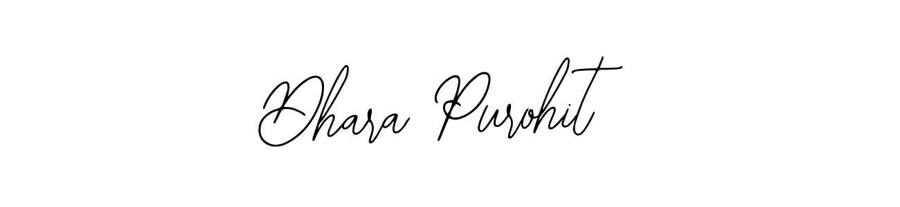 Also You can easily find your signature by using the search form. We will create Dhara Purohit name handwritten signature images for you free of cost using Bearetta-2O07w sign style. Dhara Purohit signature style 12 images and pictures png