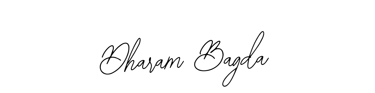 Use a signature maker to create a handwritten signature online. With this signature software, you can design (Bearetta-2O07w) your own signature for name Dharam Bagda. Dharam Bagda signature style 12 images and pictures png