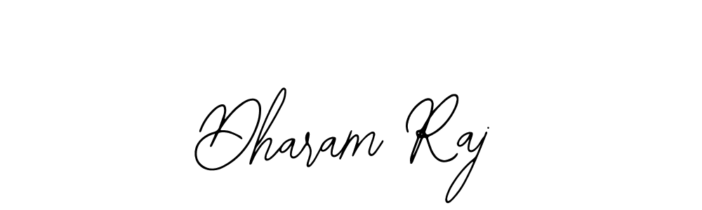 Use a signature maker to create a handwritten signature online. With this signature software, you can design (Bearetta-2O07w) your own signature for name Dharam Raj. Dharam Raj signature style 12 images and pictures png