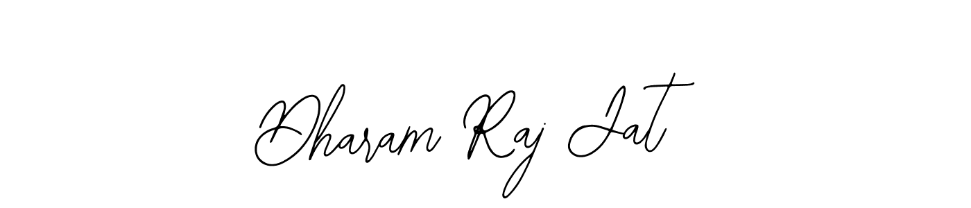 The best way (Bearetta-2O07w) to make a short signature is to pick only two or three words in your name. The name Dharam Raj Jat include a total of six letters. For converting this name. Dharam Raj Jat signature style 12 images and pictures png