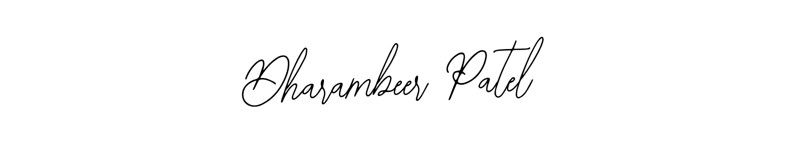 How to Draw Dharambeer Patel signature style? Bearetta-2O07w is a latest design signature styles for name Dharambeer Patel. Dharambeer Patel signature style 12 images and pictures png