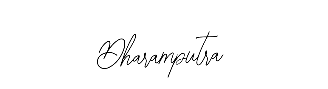 You should practise on your own different ways (Bearetta-2O07w) to write your name (Dharamputra) in signature. don't let someone else do it for you. Dharamputra signature style 12 images and pictures png