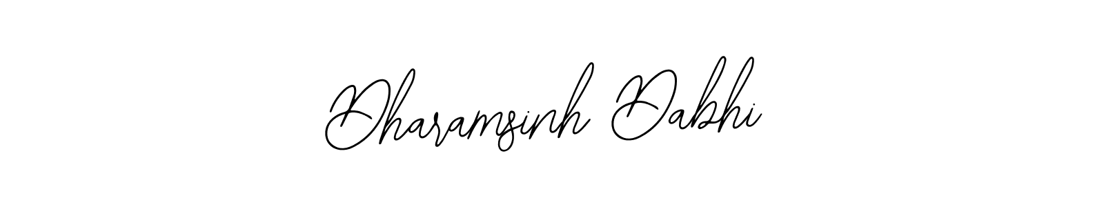 It looks lik you need a new signature style for name Dharamsinh Dabhi. Design unique handwritten (Bearetta-2O07w) signature with our free signature maker in just a few clicks. Dharamsinh Dabhi signature style 12 images and pictures png