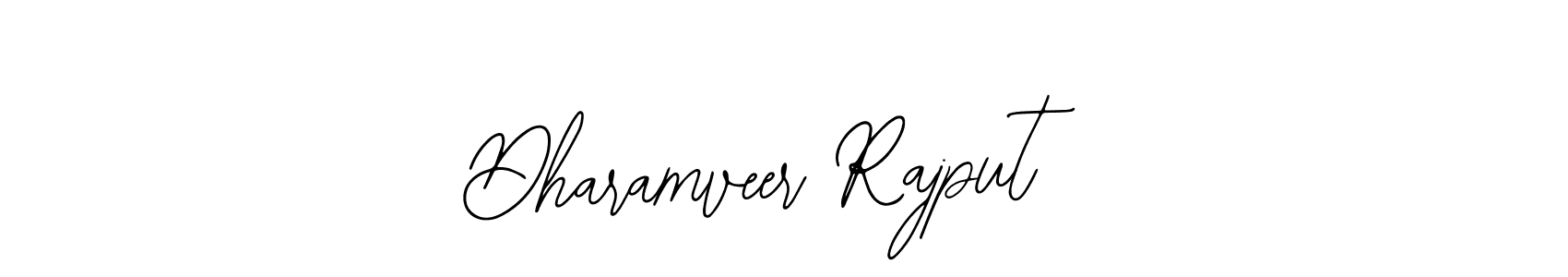 You should practise on your own different ways (Bearetta-2O07w) to write your name (Dharamveer Rajput) in signature. don't let someone else do it for you. Dharamveer Rajput signature style 12 images and pictures png