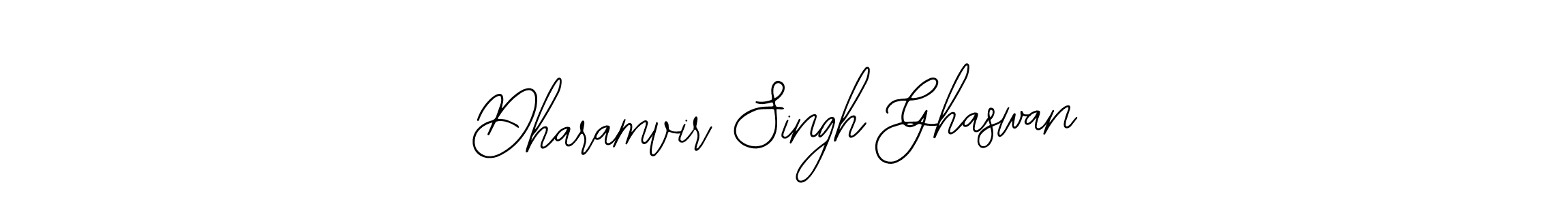 Use a signature maker to create a handwritten signature online. With this signature software, you can design (Bearetta-2O07w) your own signature for name Dharamvir Singh Ghaswan. Dharamvir Singh Ghaswan signature style 12 images and pictures png