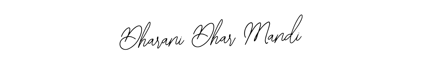 Similarly Bearetta-2O07w is the best handwritten signature design. Signature creator online .You can use it as an online autograph creator for name Dharani Dhar Mandi. Dharani Dhar Mandi signature style 12 images and pictures png