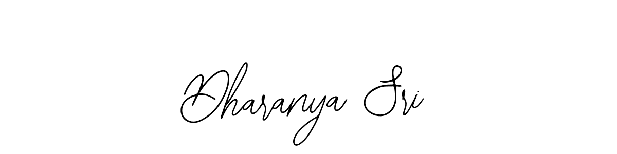 How to make Dharanya Sri name signature. Use Bearetta-2O07w style for creating short signs online. This is the latest handwritten sign. Dharanya Sri signature style 12 images and pictures png