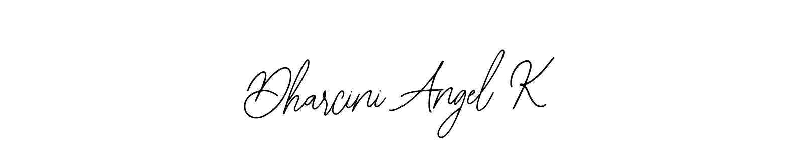 if you are searching for the best signature style for your name Dharcini Angel K. so please give up your signature search. here we have designed multiple signature styles  using Bearetta-2O07w. Dharcini Angel K signature style 12 images and pictures png
