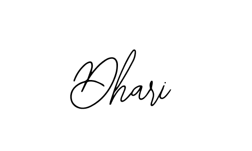 Dhari stylish signature style. Best Handwritten Sign (Bearetta-2O07w) for my name. Handwritten Signature Collection Ideas for my name Dhari. Dhari signature style 12 images and pictures png