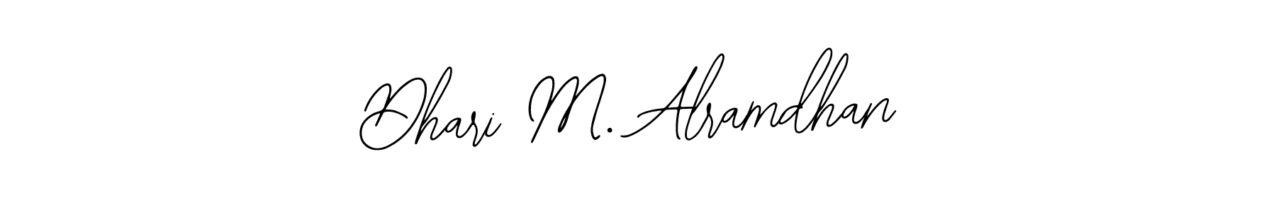 Make a beautiful signature design for name Dhari M. Alramdhan. With this signature (Bearetta-2O07w) style, you can create a handwritten signature for free. Dhari M. Alramdhan signature style 12 images and pictures png