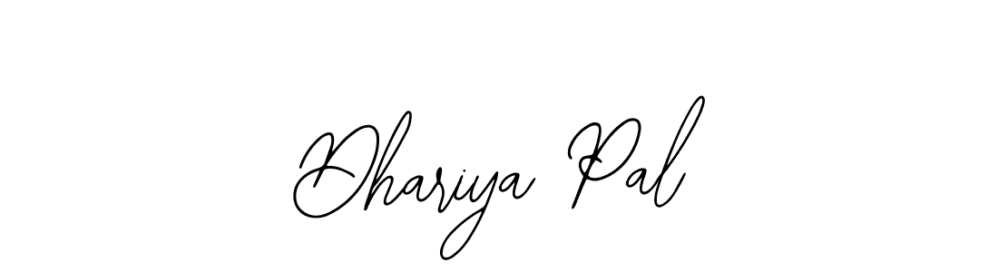 How to make Dhariya Pal name signature. Use Bearetta-2O07w style for creating short signs online. This is the latest handwritten sign. Dhariya Pal signature style 12 images and pictures png