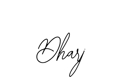 Design your own signature with our free online signature maker. With this signature software, you can create a handwritten (Bearetta-2O07w) signature for name Dharj. Dharj signature style 12 images and pictures png