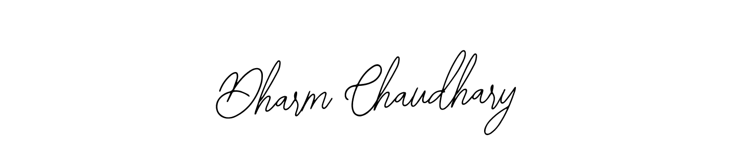 Use a signature maker to create a handwritten signature online. With this signature software, you can design (Bearetta-2O07w) your own signature for name Dharm Chaudhary. Dharm Chaudhary signature style 12 images and pictures png