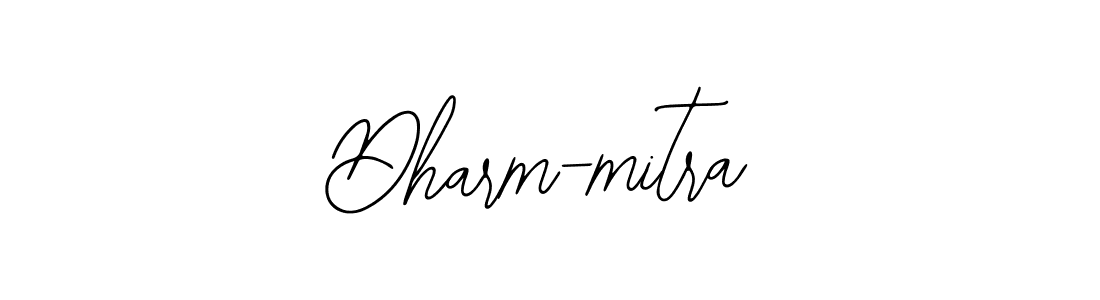 You should practise on your own different ways (Bearetta-2O07w) to write your name (Dharm-mitra) in signature. don't let someone else do it for you. Dharm-mitra signature style 12 images and pictures png