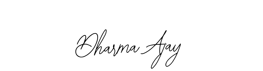 The best way (Bearetta-2O07w) to make a short signature is to pick only two or three words in your name. The name Dharma Ajay include a total of six letters. For converting this name. Dharma Ajay signature style 12 images and pictures png