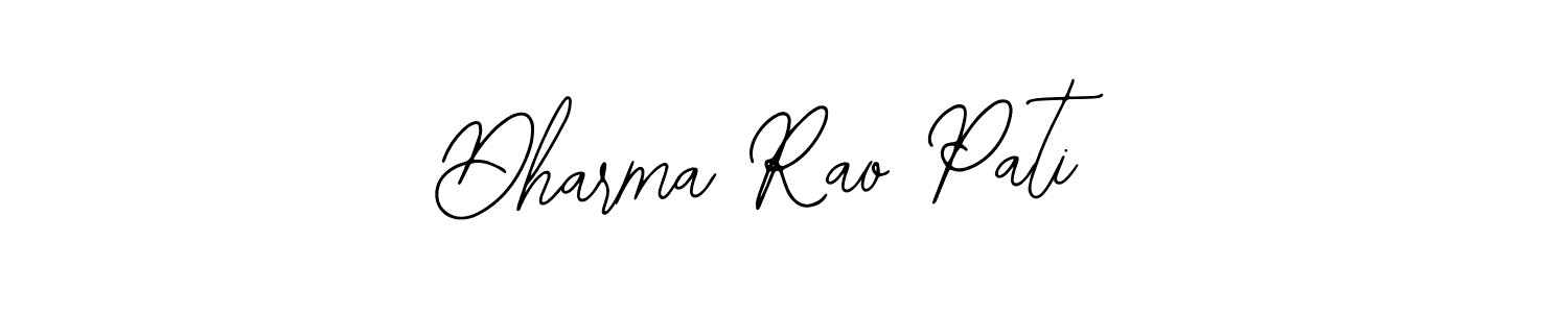 Design your own signature with our free online signature maker. With this signature software, you can create a handwritten (Bearetta-2O07w) signature for name Dharma Rao Pati. Dharma Rao Pati signature style 12 images and pictures png